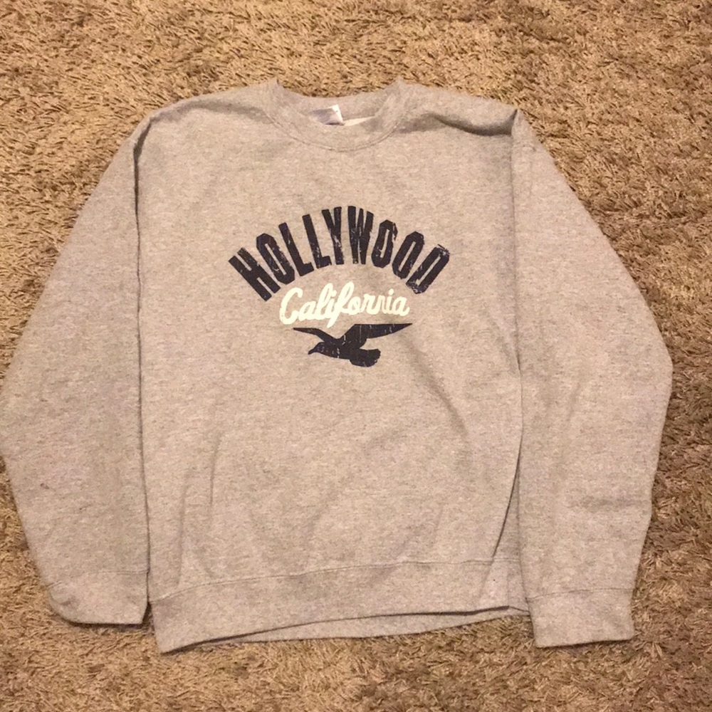 Grey Hollywood crewneck
